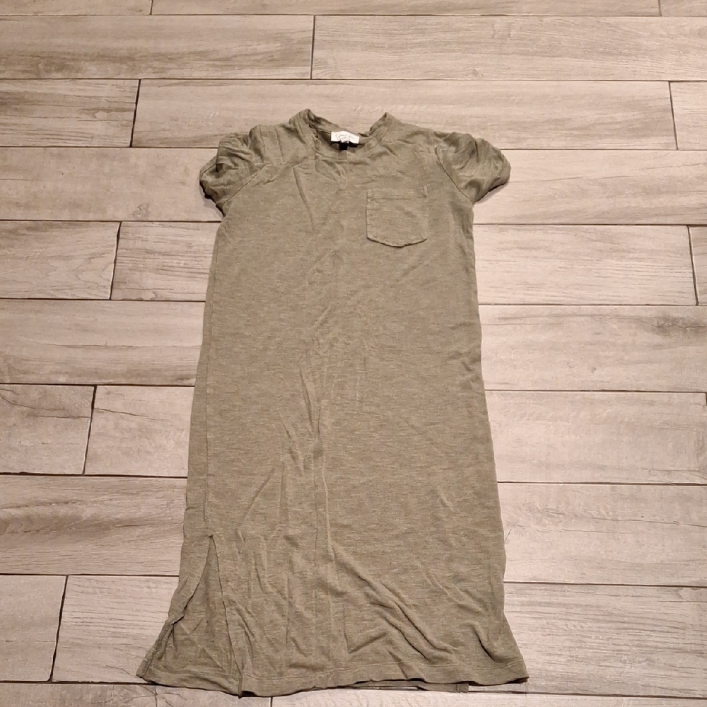 🍁jessica Simpson Light Gray Casual Tee Dress🍿